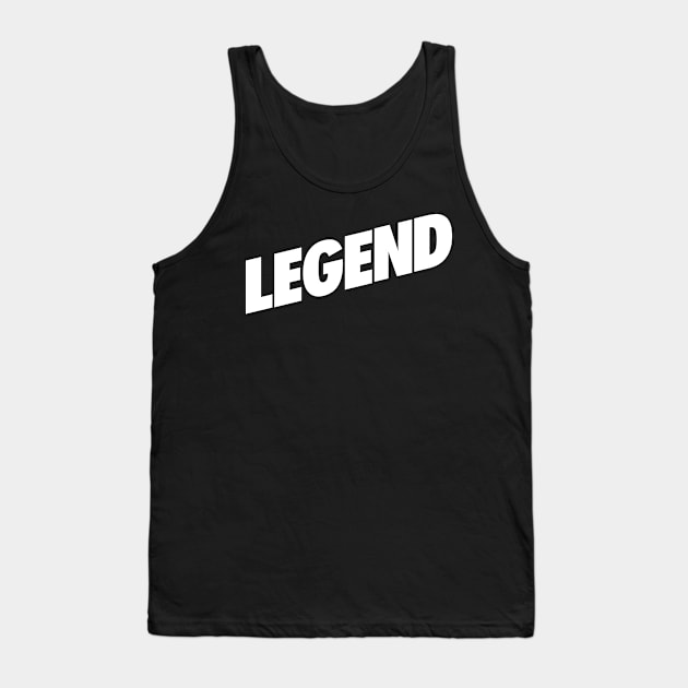 Legend wht Tank Top by Tee4daily